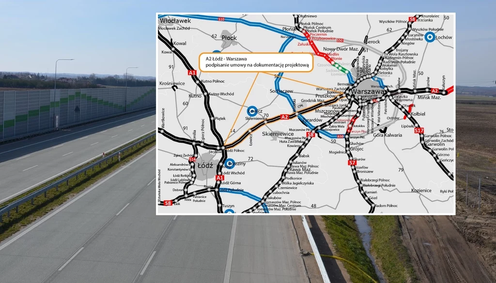 Wybrano wykonawcę projektu rozbudowy odcinka autostrady A2.