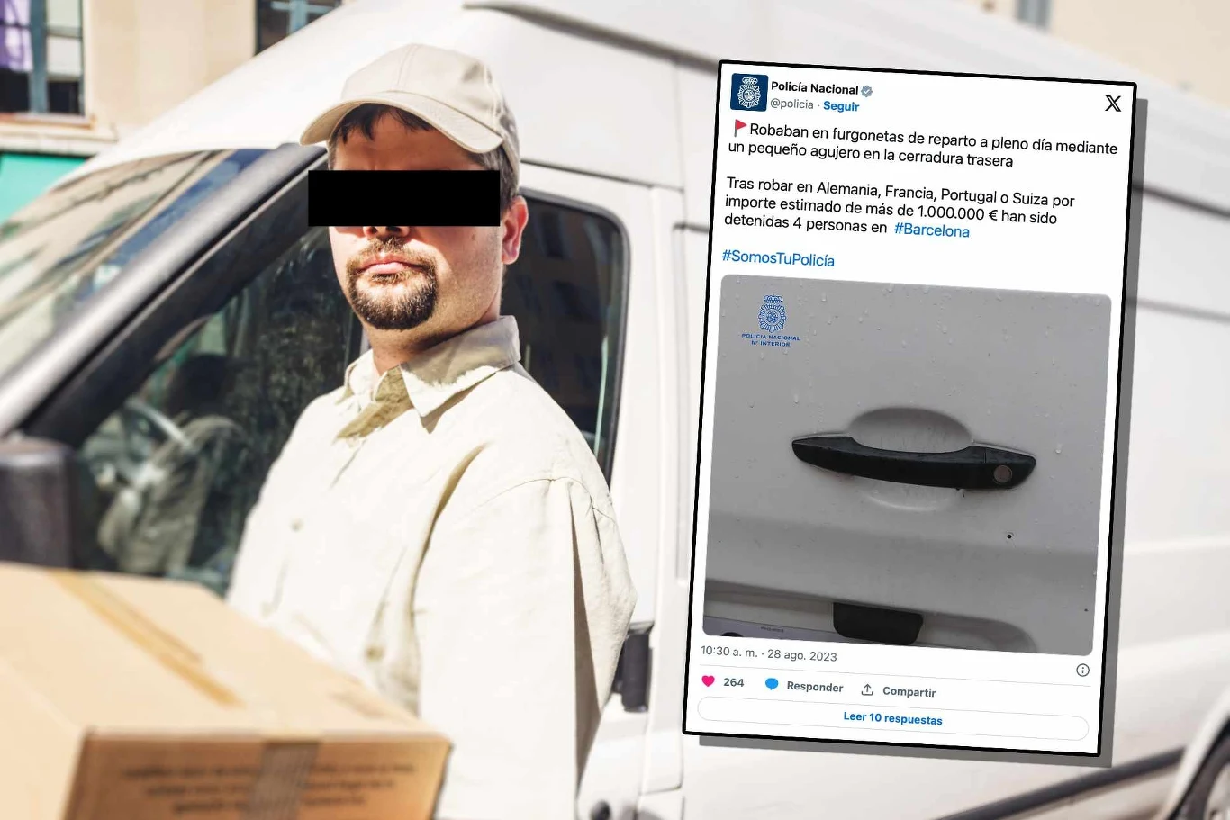 Hiszpańska policja ostrzega przed nową metodą okradania kurierów Hiszpańska policja ostrzega przed nową metodą okradania kurierów