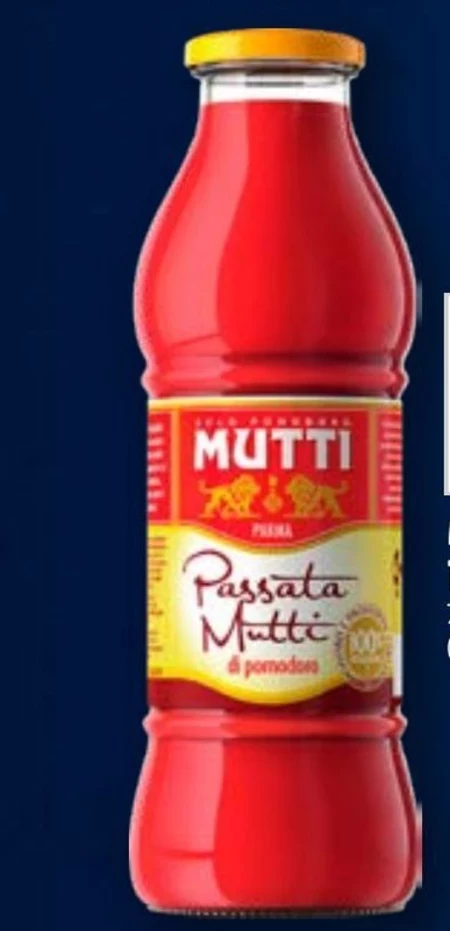 Mutti Passata przecier pomidorowy z bazylią 700 g