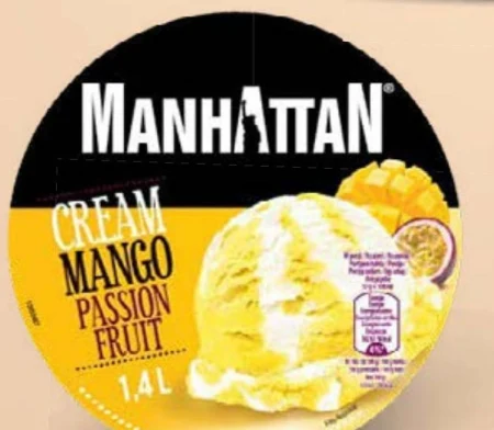 Manhattan Lody ze śmietanką i sorbet mango-marakuja 1400 ml