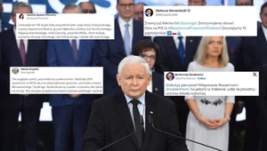 Jarosław Kaczyński ogłosił jedynki na listach Prawa i Sprawiedliwości. Politycy komentują 
