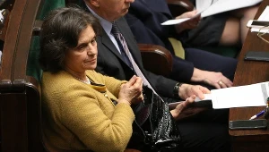Joanna Fabisiak w trakcie posiedzenia Sejmu