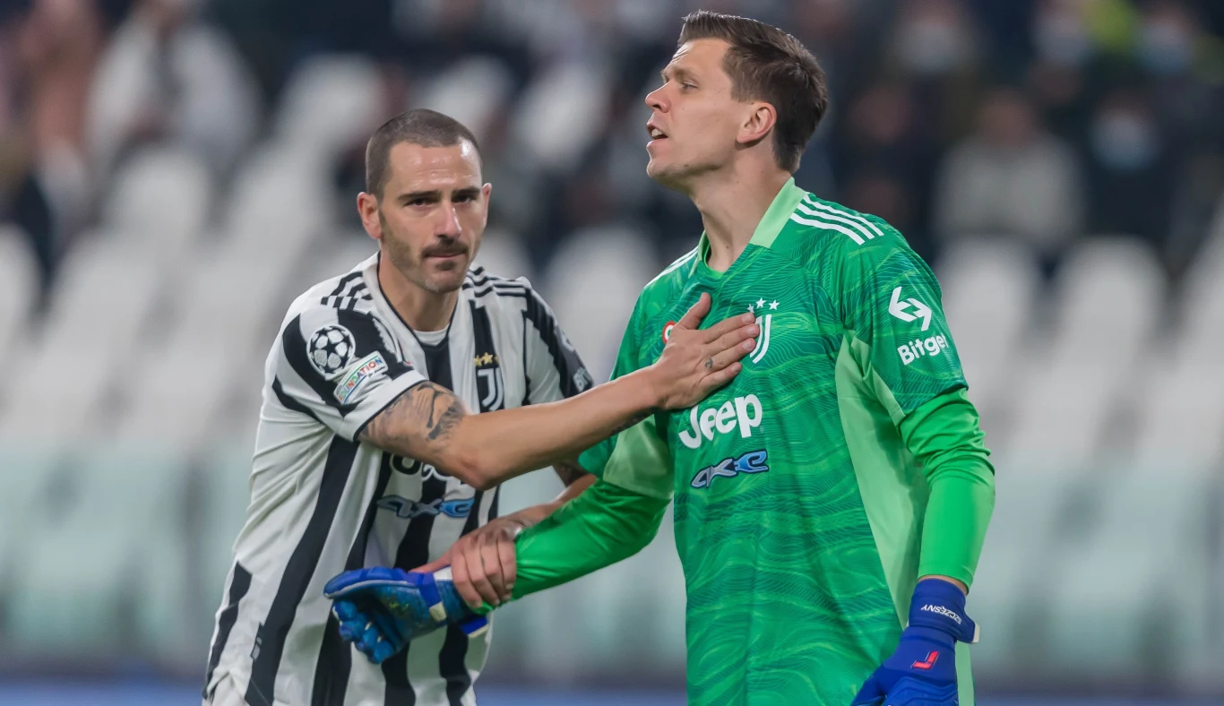 Leonardo Bonucci i Wojciech Szczęsny Leonardo Bonucci i Wojciech Szczęsny