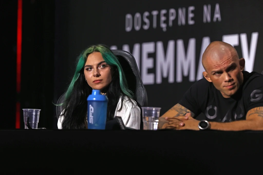 Klaudia Kołodziejczyk, "Sheeya" na konferencji Fame MMA Klaudia Kołodziejczyk, "Sheeya" na konferencji Fame MMA