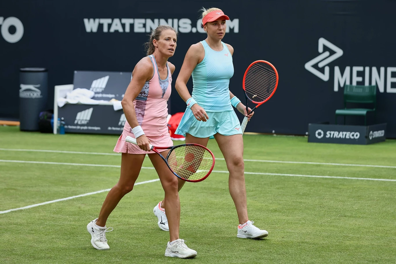 Alicja Rosolska i jej deblowa partnerka Nadia Kiczenok Alicja Rosolska i jej deblowa partnerka Nadia Kiczenok