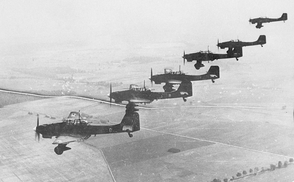 Niemieckie Junkersy nad Polską w 1939 Niemieckie Junkersy nad Polską w 1939