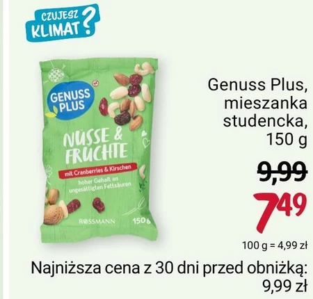 Mieszanka studencka Genuss Plus