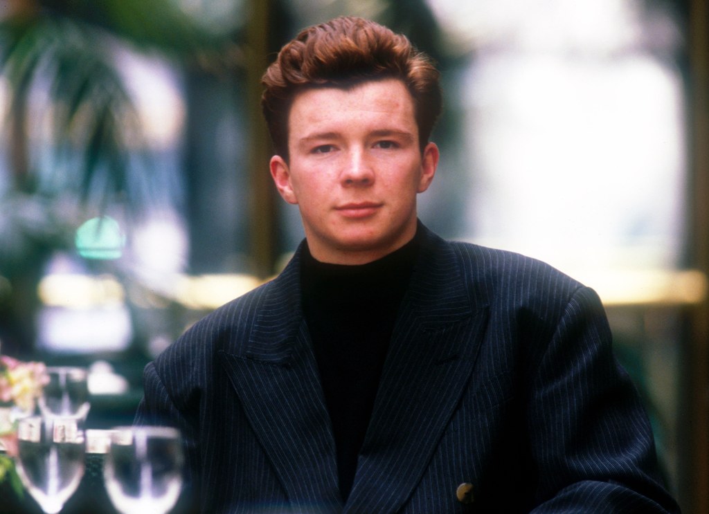 Rick Astley z czasów młodości