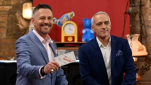 Krzysztof Ibisz (L) będzie prowadzi program "Łowcy skarbów. Kto da więcej" na zmianę z Pawłem Orleańskim (P)