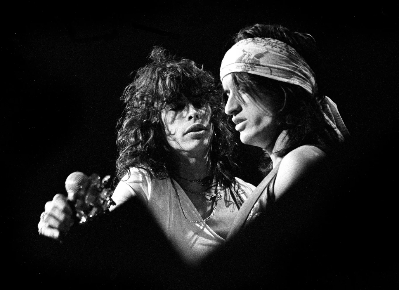 Steven Tyler i Joe Perry w 1974 roku