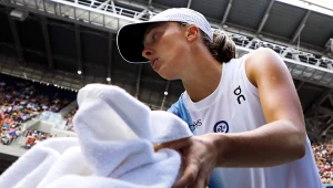 Iga Świątek - liderka rankingu WTA - na kortach US Open