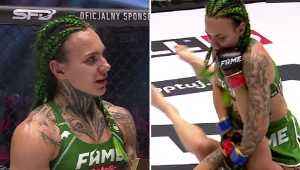 Fame MMA 19. Klaudia "Sheeya" Kołodziejczyk oraz Dominika Rybak w akcji 