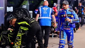 Bartosz Zmarzlik w GP w Cardiff.