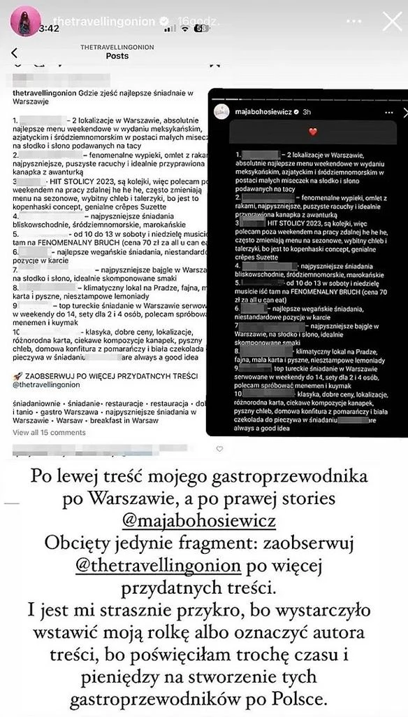 Maja Bohosiewicz musi się tłumaczyć. Blogerka nie odpuści Maja Bohosiewicz musi się tłumaczyć. Blogerka nie odpuści