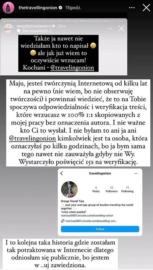 Maja Bohosiewicz pilnie musiała się tłumaczyć. Zaliczyła dwie wtopy Maja Bohosiewicz pilnie musiała się tłumaczyć. Zaliczyła dwie wtopy