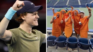 "Carota Boys" kibicują Jannikowi Sinnerowi podczas US Open