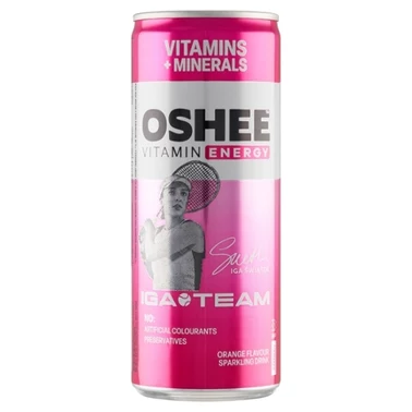 Oshee Vitamin Energy Napój gazowany o smaku pomarańczowym 250 ml - 3