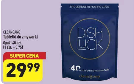 Tabletki do zmywarki CLEANGANG