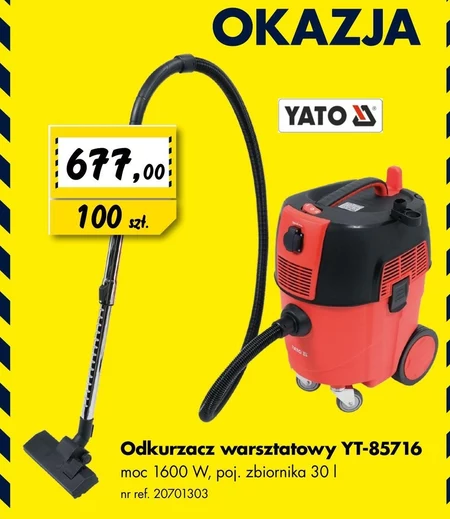 Odkurzacz warsztatowy Yato