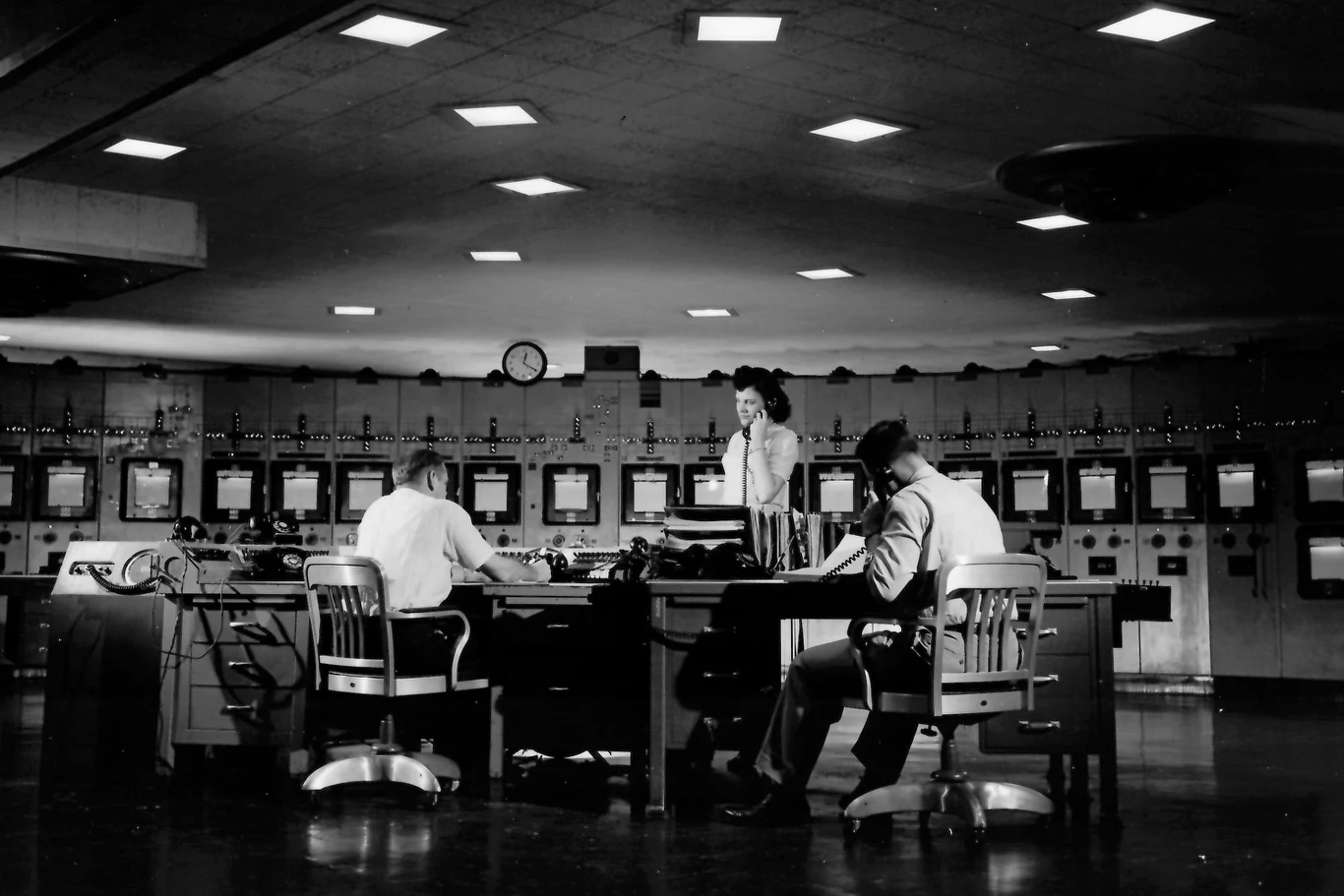 Stąd sterowano gigantycznym projektem... Stąd sterowano gigantycznym projektem...