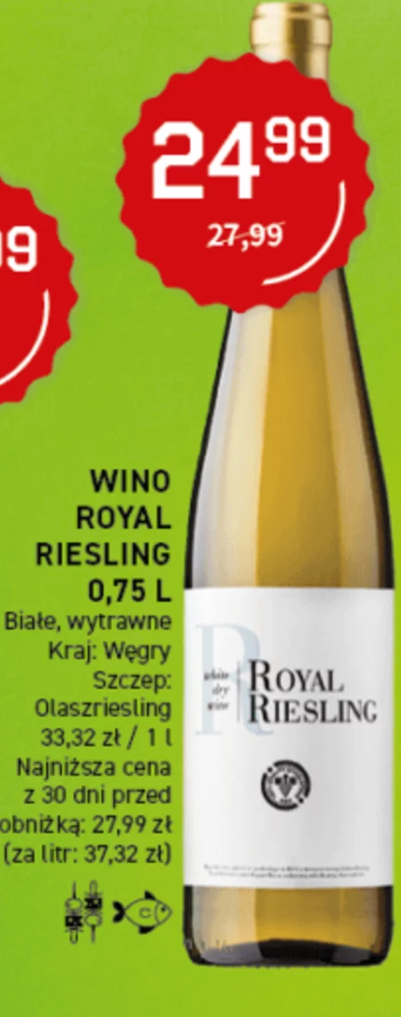 Wino Royal riesling