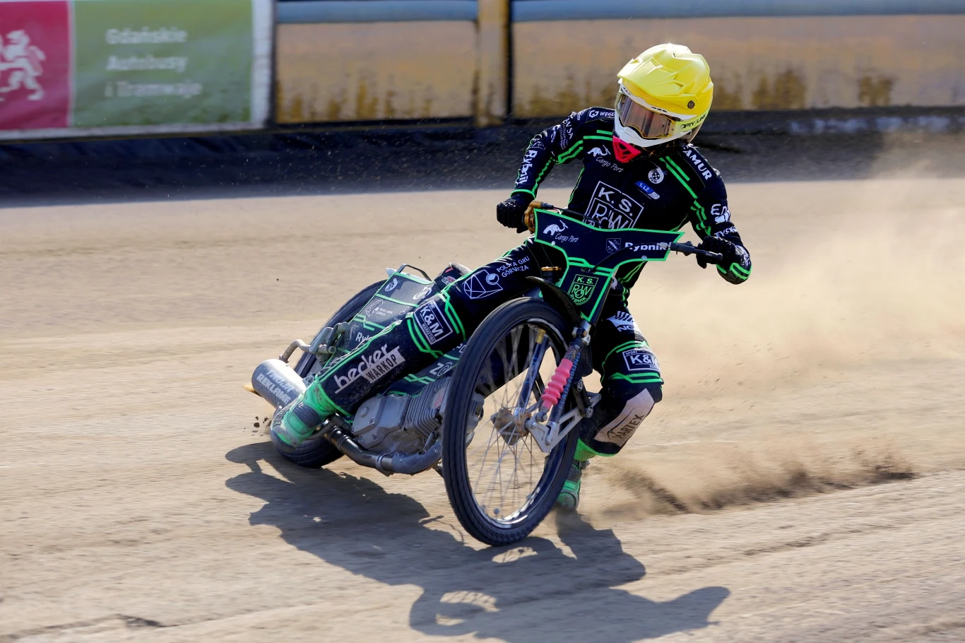 Patrick Hansen w akcji.