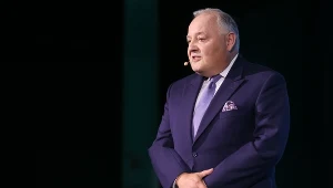 Prezes PGE Wojciech Dąbrowski