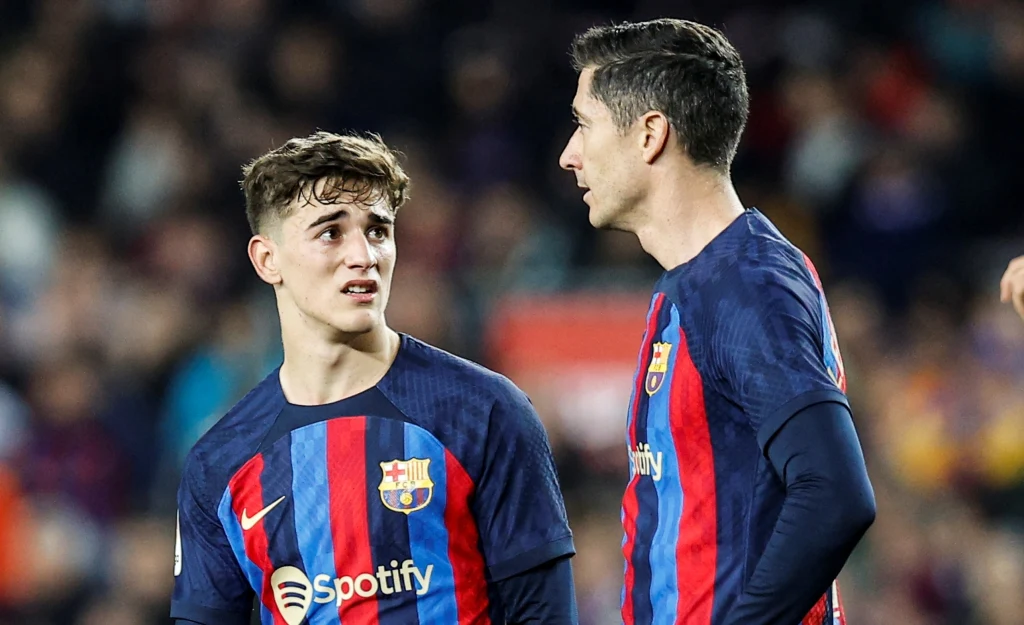 Gavi i Robert Lewandowski Gavi i Robert Lewandowski