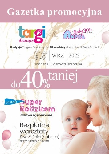 Gazetka promocyjna Akpol Baby, ważna od 08.09.2023 do 09.09.2023.