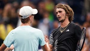 Alexander Zverev (przodem) i Jannik Sinner