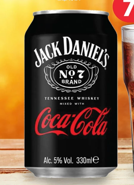 Jack Daniel's Coca-Cola Napój alkoholowy gazowany 330 ml