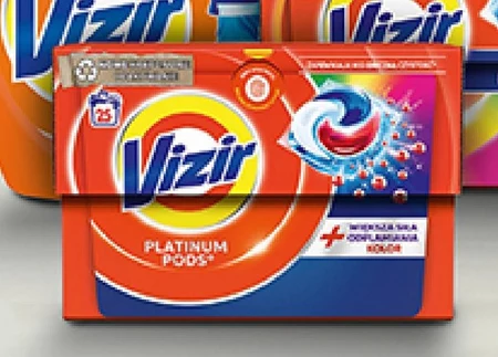 Vizir Platinum PODS Kapsułki do prania + moc usuwania plam, 25 prań