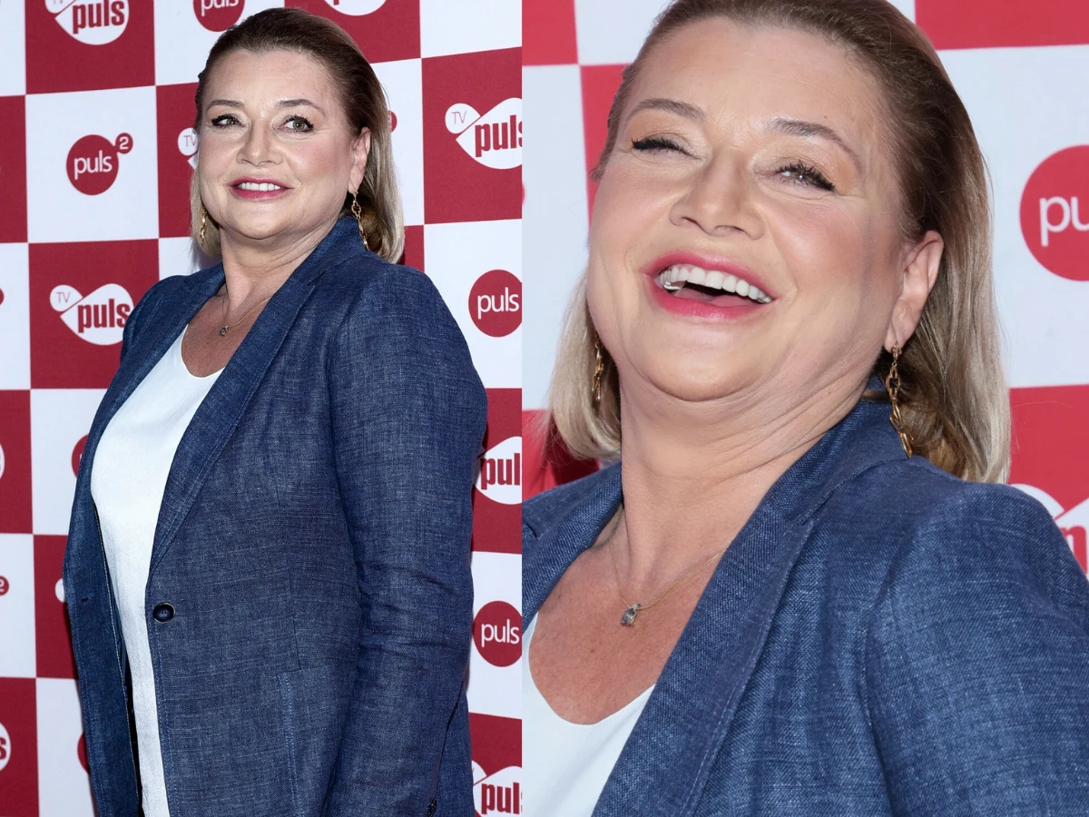 Ostrowskiej-Królikowskiej dopisywał humorek. Zdjęcia nie zostawiają wątpliwości Ostrowskiej-Królikowskiej dopisywał humorek. Zdjęcia nie zostawiają wątpliwości