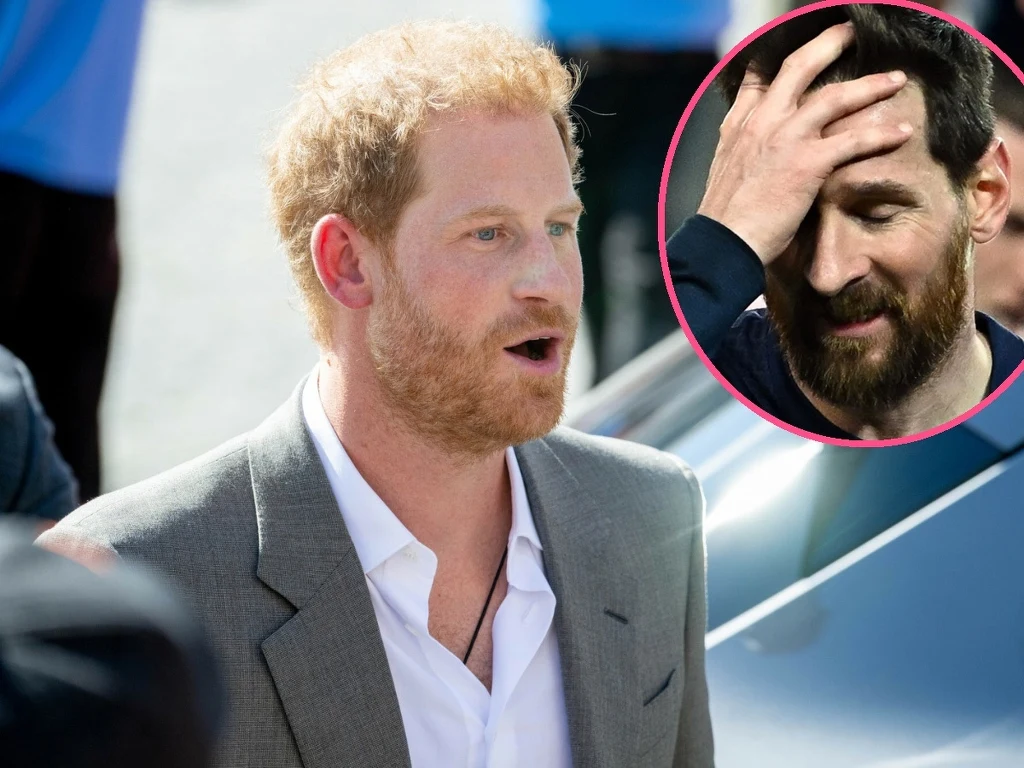 Książę Harry i Leo Messi