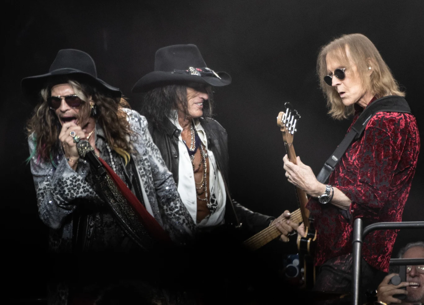 Steven Tyler, Joe Perry i Tom Hamilton (Aerosmith)