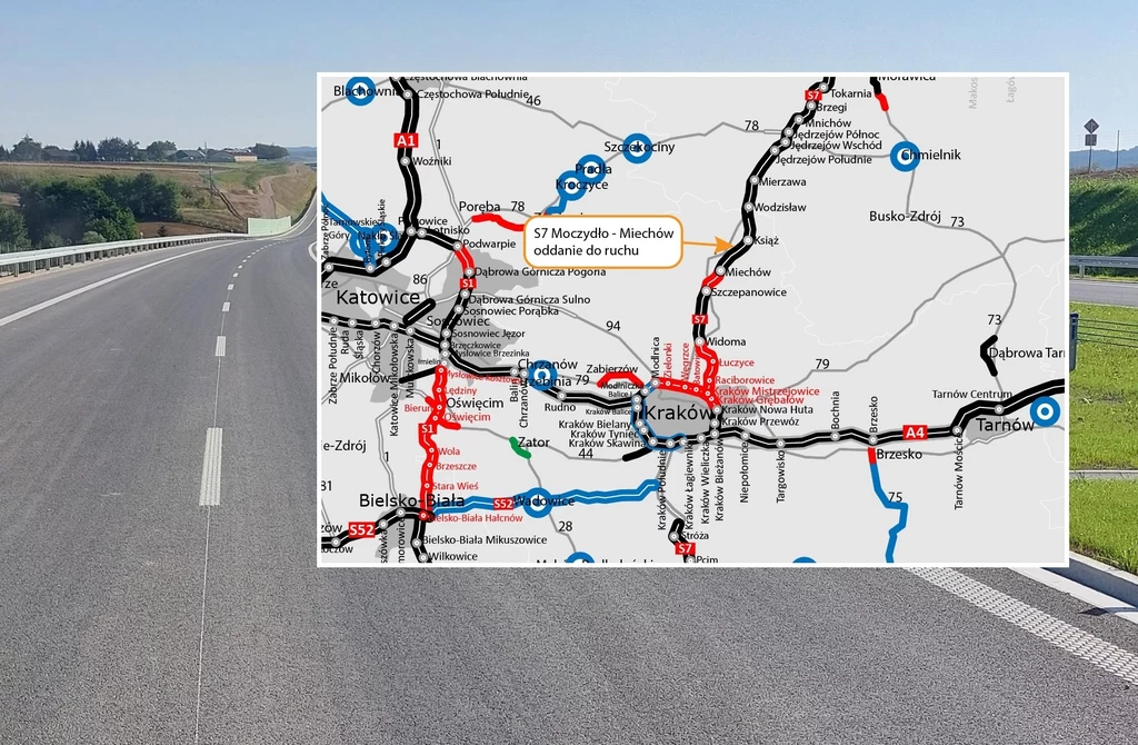 Do użytku został oddany kolejny odcinek drogi ekspresowej S7.