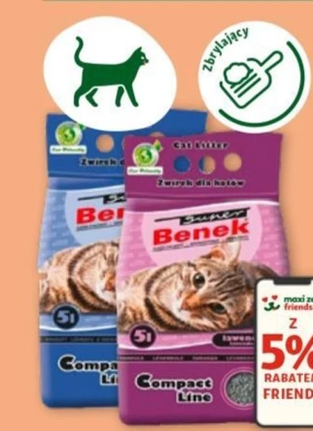 Żwirek bentonitowy Benek