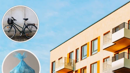 Trzymanie tych rzeczy na klatce schodowej jest niezgodne z prawem