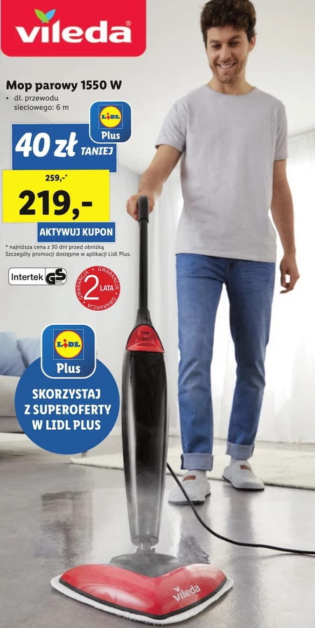 Mop parowy Vileda