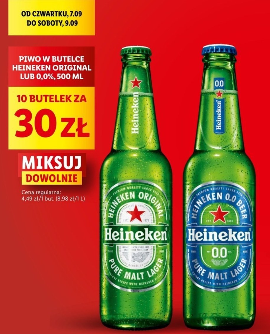 Heineken taniej w Lidlu 