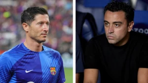 Robert Lewandowski i Xavi Hernandez