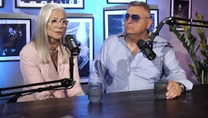 Joanna Dyrkacz i Andrzej Sikorski w podcaście "Bądźmy Razem TVP"