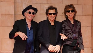 Keith Richards, Ronnie Wood i Mick Jagger (The Rolling Stones) w Hackney w Londynie - 6 września 2023 r.