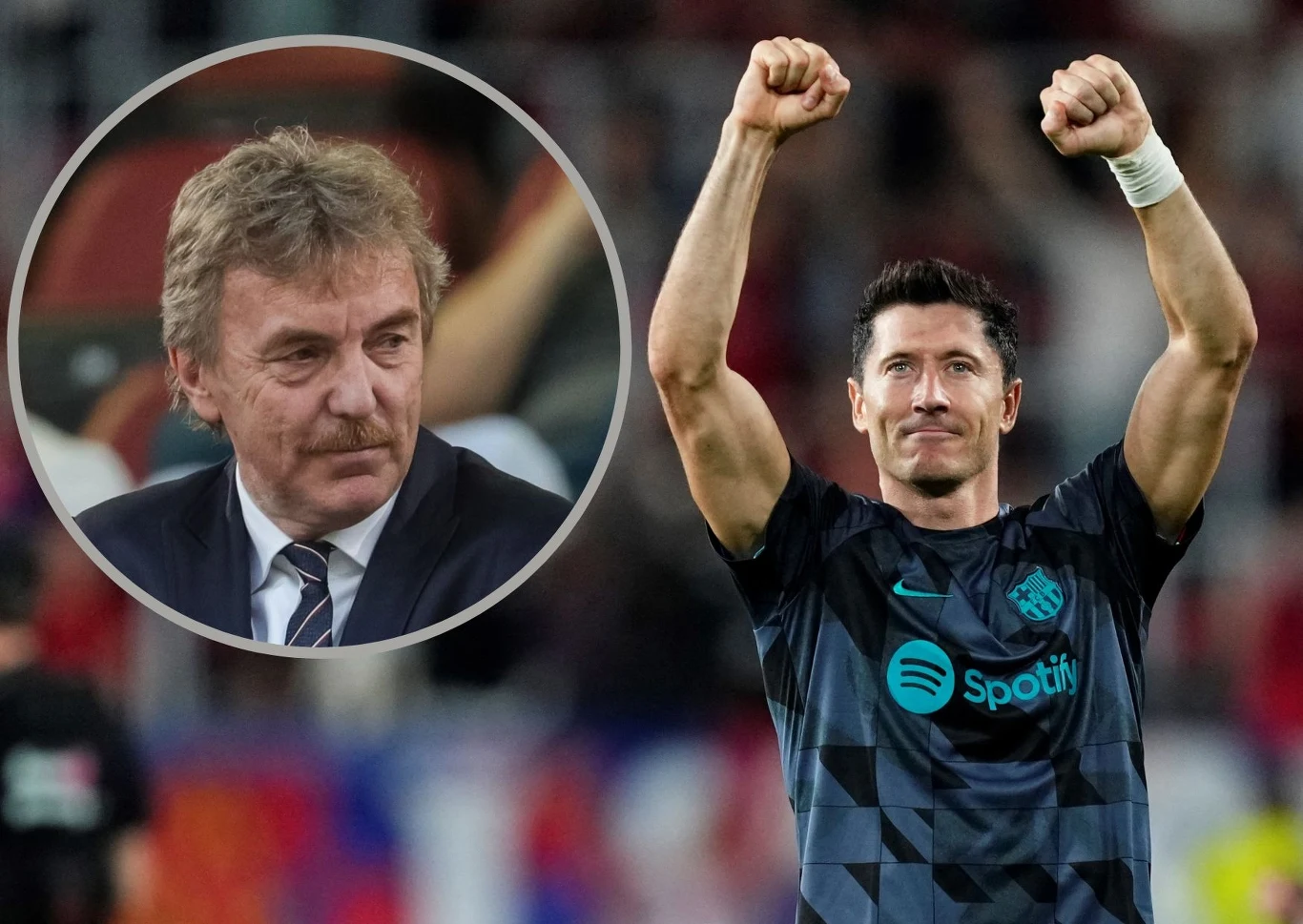 Zbigniew Boniek i Robert Lewandowski Zbigniew Boniek i Robert Lewandowski mają na koncie łącznie 15 nominacji w plebiscycie "France Football"
