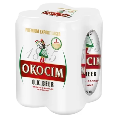 Okocim O.K. Beer Piwo jasne 4 x 500 ml - 0