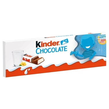 Kinder Chocolate Batonik z mlecznej czekolady z nadzieniem mlecznym 150 g (12 sztuk) - 3