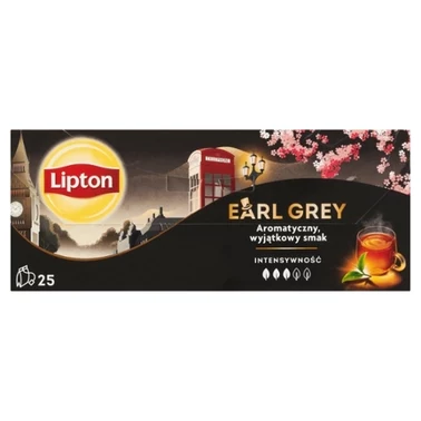 Lipton Earl Grey Herbata czarna 37,5 g (25 torebek) - 0