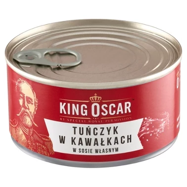 King Oscar Tuńczyk w kawałkach w sosie własnym 170 g - 0