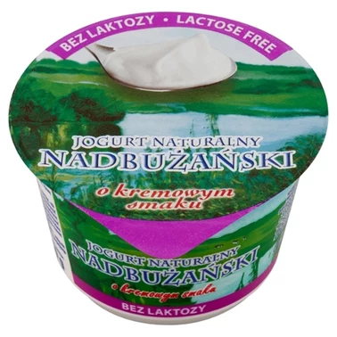 Jogurt naturalny nadbużański bez laktozy 200 g - 0