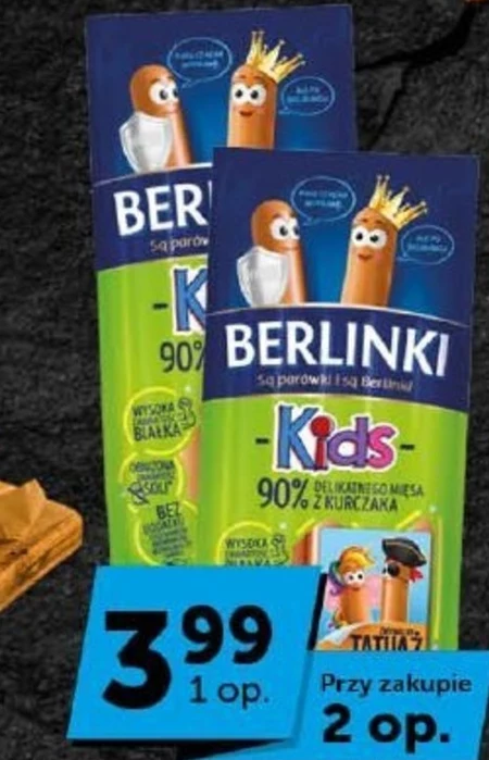 Berlinki Kids Kiełbasa 130 g